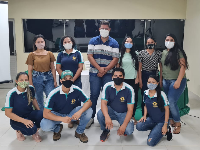 Diretores da CAAM Jr no biênio 2019/2021 e biênio 2021/2023
